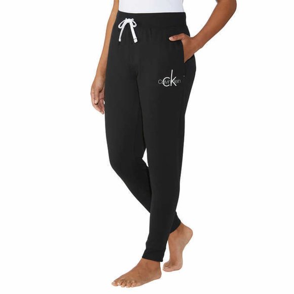 CALVIN KLEIN Womens 2-Pack Track Pant Ladies Jogger Colors: Black & Gray Size: L - Picture 3 of 5
